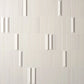 Ivory Satin Rhythm Wall Ceramic Tile: Showcasing surface finishes_ Sleek, Strata, Wave and Pulse.