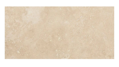 Ivory Travertine 12x24 Tile | Honed Finish for Modern Interiors
