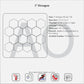 Carrara White Gioia Marble Hexagon 3 in. Mosaic