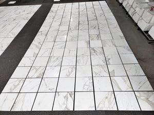 Calacatta Gold Marble Tile 18x18 Honed_Batch 052401