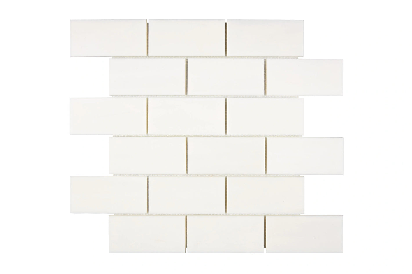 Bianco Dolomite 2 x 4 Mosaic