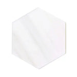 Bianco Dolomite Marble 10-Inch Hexagonal Tile - Polished Or Honed - Tile  