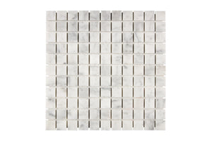 Carrara White Gioia Marble 1 x 1 Mosaic