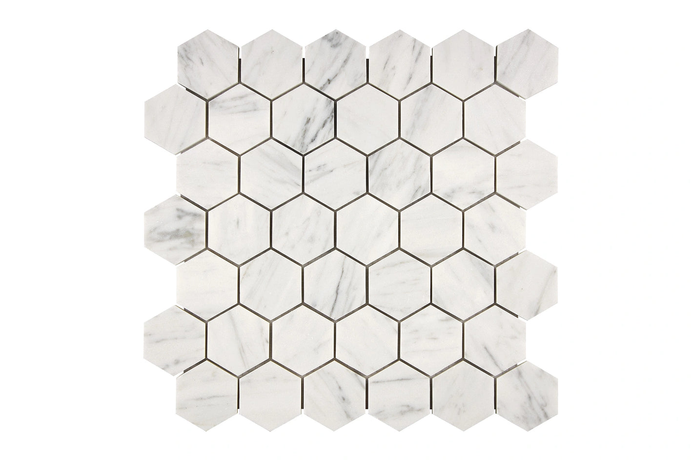 hexagon marble mosaic 2 inch 