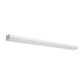 Bianco Dolomite 1/2 x 12 polished marble pencil liner for seamless tile edges and decorative trims.