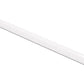 Bianco Dolomite 1x12 quarter round polished marble liner for tile edging and transitions.