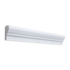 Bianco Dolomite marble 2×12 single-step ogee liner profile reference.