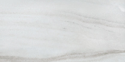 Alpine White porcelain tile, 12x24, polished finish from Timeless Elegance Collection.