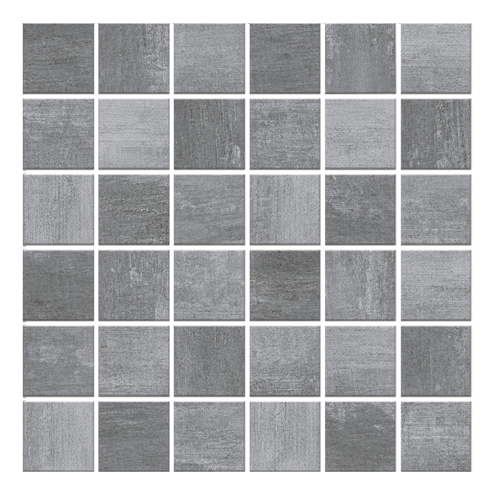 Stria Textured Porcelain Tiles – Linear Design - Graphite - Glazed-Porcelain Tile  