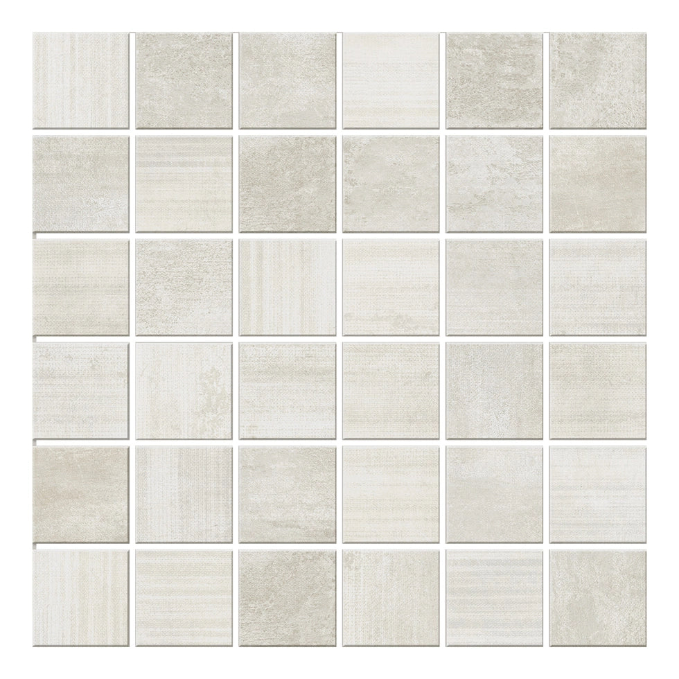 Stria Textured Porcelain Tiles – Linear Design - Sterling Gray - Glazed-Porcelain Tile  