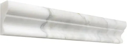 Calacatta Gold 2 x 12 Crown Molding – Polished Finish – Luxury Architectural Trim
