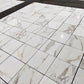 Polished Calacatta Gold 18x18 Tile – High-End Marble for Floors, Walls & Backsplashes