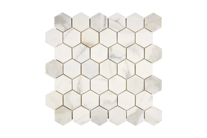 Calacatta Gold Hexagon Mosaic