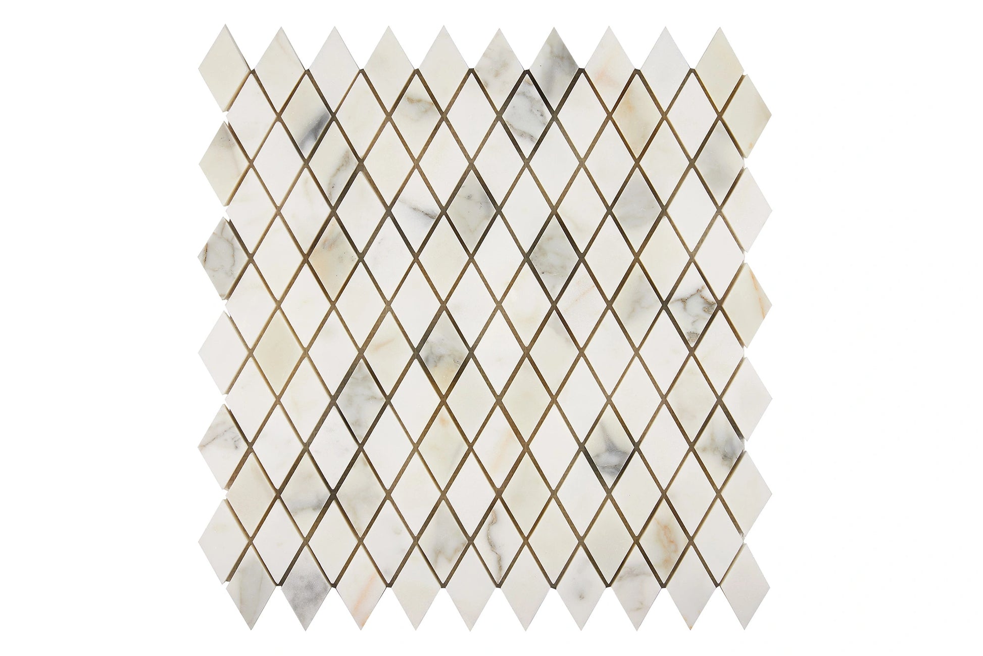 Calacatta Gold Marble Diamond Mosaic