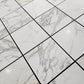 24x24 Calacatta Gold Marble Tile – Luxurious White Marble with Warm Gold Veining