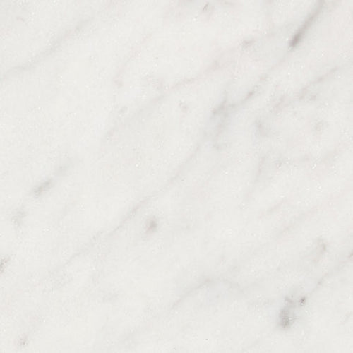 Carrara White Gioia marble 4×4 square tile in a smooth polished or honed finish.