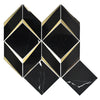 Central Park Mosaic Tiles – Marble + Glass Elegance - Obsidian Shine