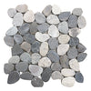 Coastal Pebbles Mosaic Tiles – Natural Elegance for Indoors and Outdoors - Timor Mist