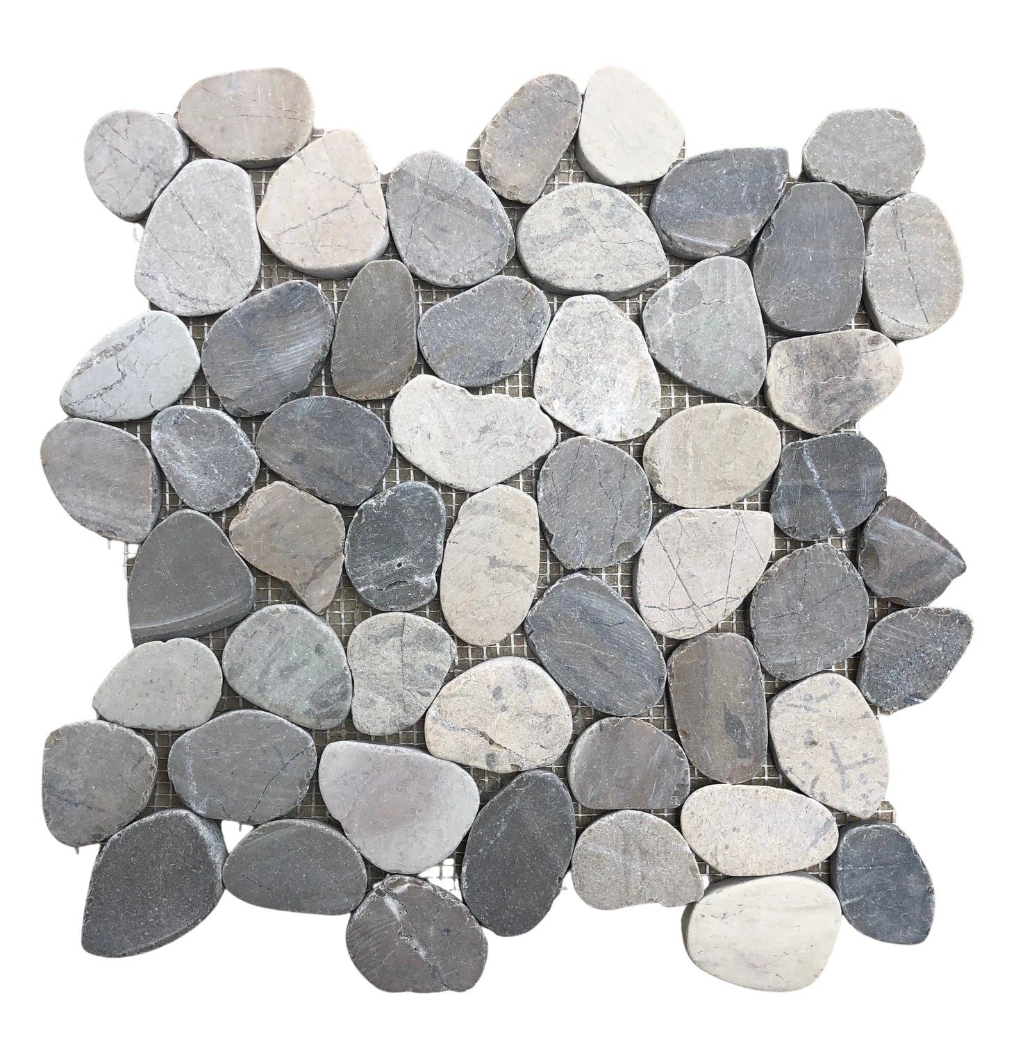 Coastal Pebbles Mosaic Tiles – Timor Mist - mosaic  
