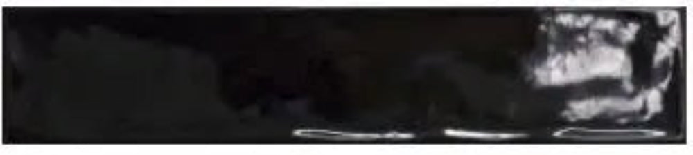 Colina Ceramic Tile: Glossy Finish in Negro - Tile  
