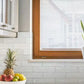 Blanco Ceramic Tile with glossy finish, 4-1/4x21, for timeless Kitchen backsplashes and walls.