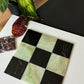 Green Onyx Nero Marquina Checkerboard Tiles Polished or Honed