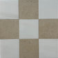 crema marfil marble and bianco dolomite marble mix tiles, checkerboard collection