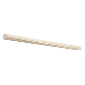 Crema Marfil honed ½×12 pencil liner.