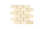 2x4 beige marble mosaic tile