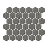 Foundry Mosaic Collection – Full-Body Hexagon & Penny-round Tiles - Iron Smoke