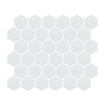 Arctic Frost Hexagon Mosaic Tile from the Foundry Mosaic Collection.