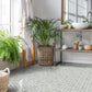 Classic Bathroom floor with Jade Oasis Hexagon tile emphasising Moroccan style Mediterranean Design.