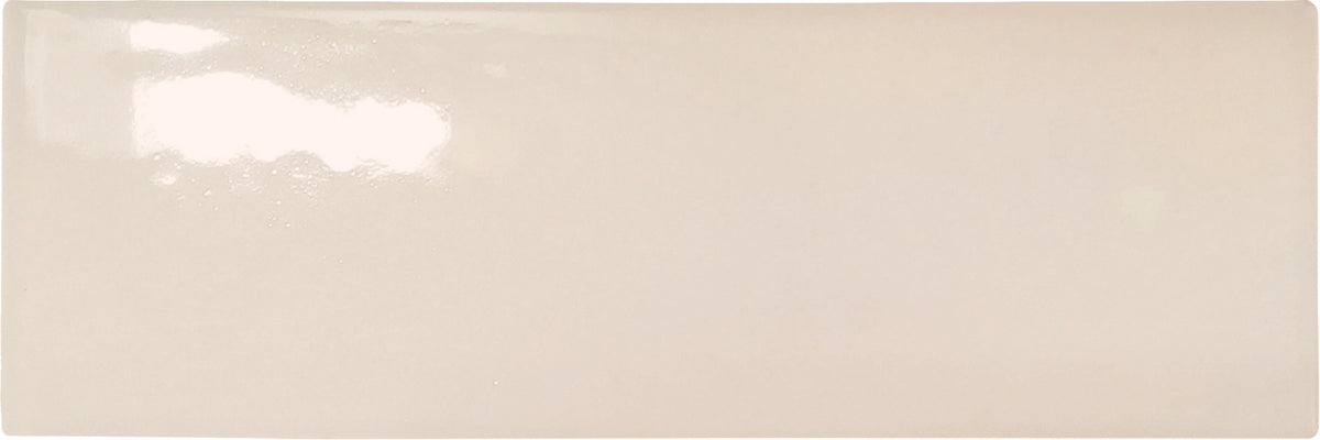 Fez Glow glossy 2×6 ceramic wall tile close-up.