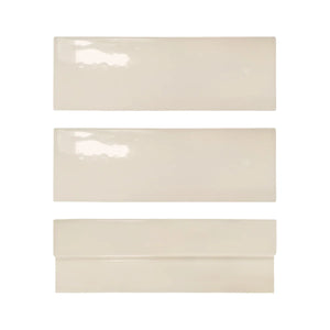 Fez Collection: Zellige-Inspired 2x6 Glossy Ceramic Wall Tiles - Glow - Ceramic Wall Tile  
