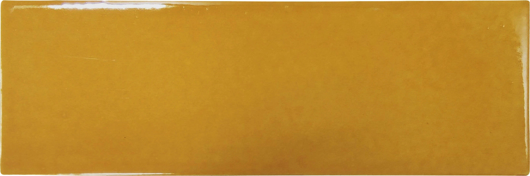 Fez Collection_Zellige Inspired Ceramic Tile:Amber Flame ceramic tiles close up image for color selection