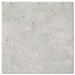 Gascogne Blue 12x12 limestone tile with cool gray-blue tones for modern interiors.