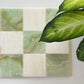 Vanilla Onyx Green Onyx Checkerboard Tiles Polished