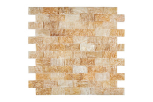 split-face mosaic tile