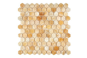 1 inch hexagon mosaic tile