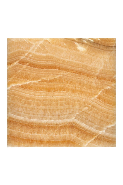 Honey Onyx 18x18 Stone Tile in polished finish with rich golden tones and natural veining.