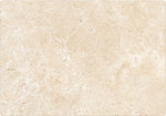 Ivory Travertine large-format tile in antiqued finish for elegant wall and floor designs.