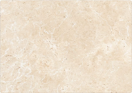 Ivory Travertine large-format tile in antiqued finish for elegant wall and floor designs.