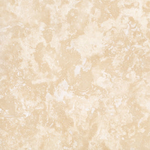 12×12 Field Tile showing honed warm ivory-beige Ivory Travertine.