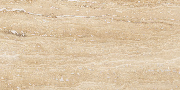 12×24 Cross Cut & Vein Cut Tile showing vein-cut and honed warm ivory-beige Ivory Travertine.