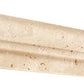 Ivory Travertine single step chair rail for refined wall and edge transitions in luxury interiors.