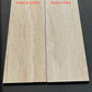 Ivory Travertine vein cut honed and filled vs honed and unfilled