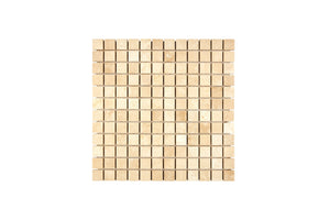 Ivory Travertine 1 x 1 Mosaic