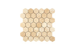 2 inch travertine hexagon mosaic