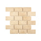 Ivory Travertine 2 x 4 Mosaic