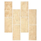 3x6 subway tile: Ivory Travertine Collection